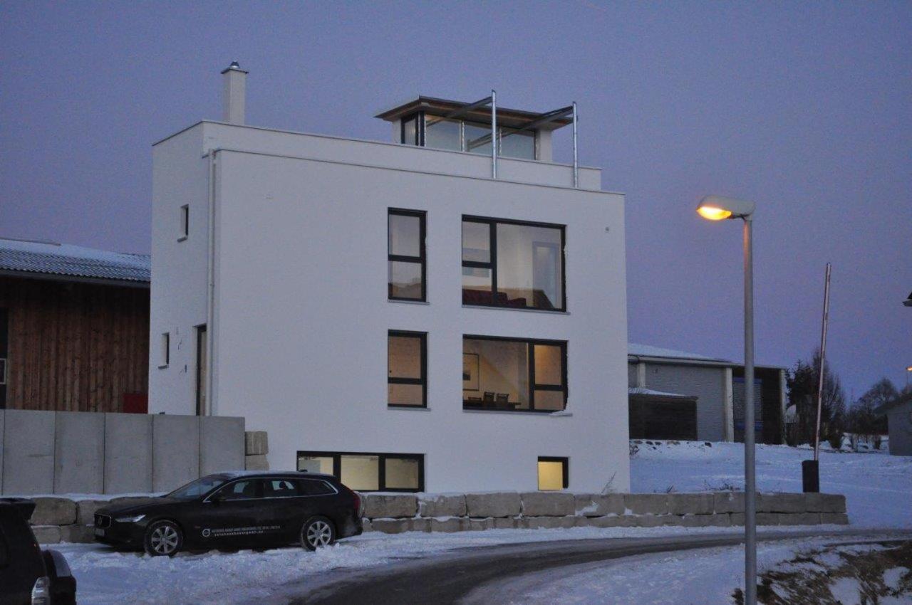 Villa Designerhaus mit Dachterrasse Nittendorf Exterior foto