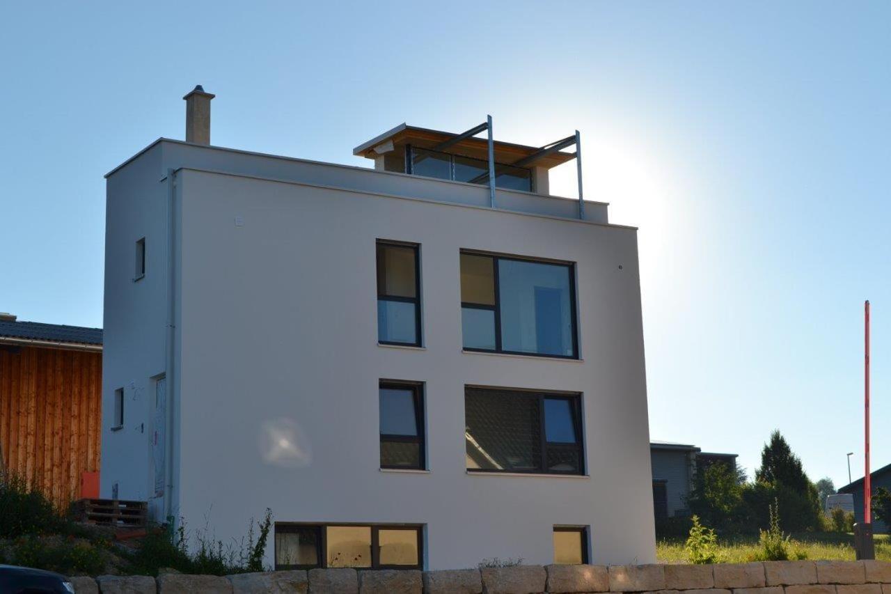 Villa Designerhaus mit Dachterrasse Nittendorf Exterior foto