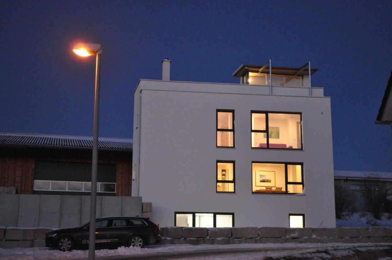 Villa Designerhaus mit Dachterrasse Nittendorf Exterior foto